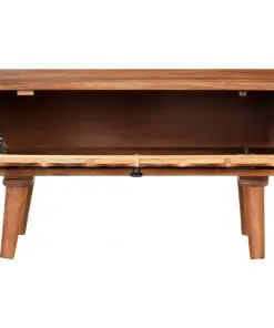 vidaXL Coffee Table 68x68x38 cm Solid Acacia Wood