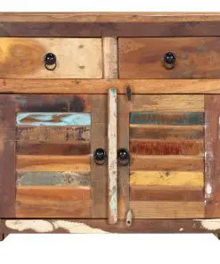 vidaXL Sideboard 70x30x68 cm Solid Reclaimed Wood