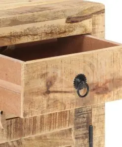 vidaXL Sideboard 70x30x68 cm Solid Mango Wood