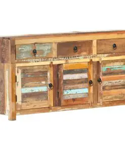 vidaXL Sideboard 120x30x65 cm Solid Reclaimed Wood