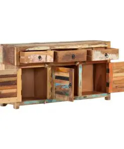 vidaXL Sideboard 120x30x65 cm Solid Reclaimed Wood