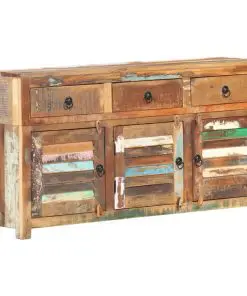 vidaXL Sideboard 120x30x65 cm Solid Reclaimed Wood