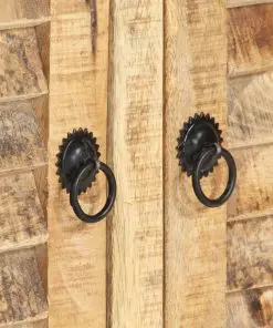 vidaXL Sideboard 120x30x65 cm Solid Mango Wood