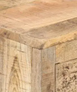 vidaXL Sideboard 120x30x65 cm Solid Mango Wood