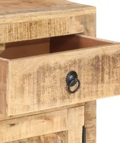 vidaXL Sideboard 120x30x65 cm Solid Mango Wood