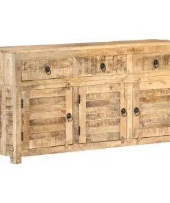 vidaXL Sideboard 120x30x65 cm Solid Mango Wood