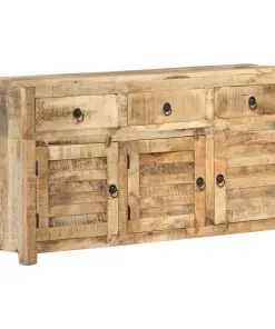 vidaXL Sideboard 120x30x65 cm Solid Mango Wood