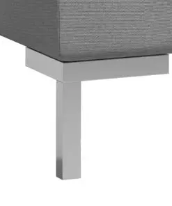 vidaXL 11 Piece Sofa Set Fabric Light Grey