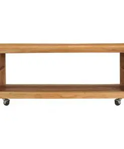 vidaXL Coffee Table 110x60x40 cm Solid Teak Wood