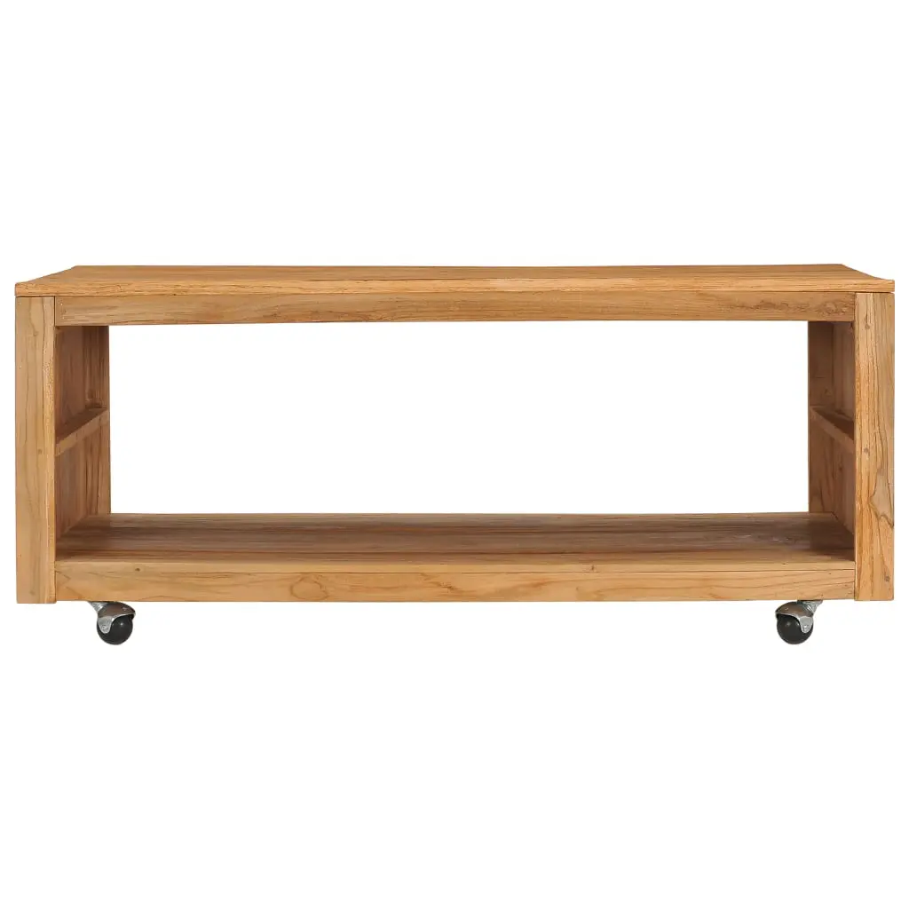 vidaXL Coffee Table 110x60x40 cm Solid Teak Wood