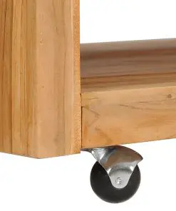 vidaXL Coffee Table 80x80x40 cm Solid Teak Wood