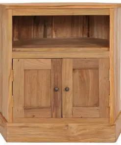 vidaXL Corner Sideboard 60x45x60 cm Solid Teak Wood
