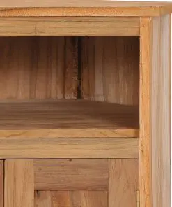 vidaXL Corner Sideboard 60x45x60 cm Solid Teak Wood