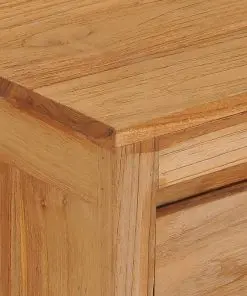 vidaXL TV Cabinet 120x30x40 cm Solid Teak Wood