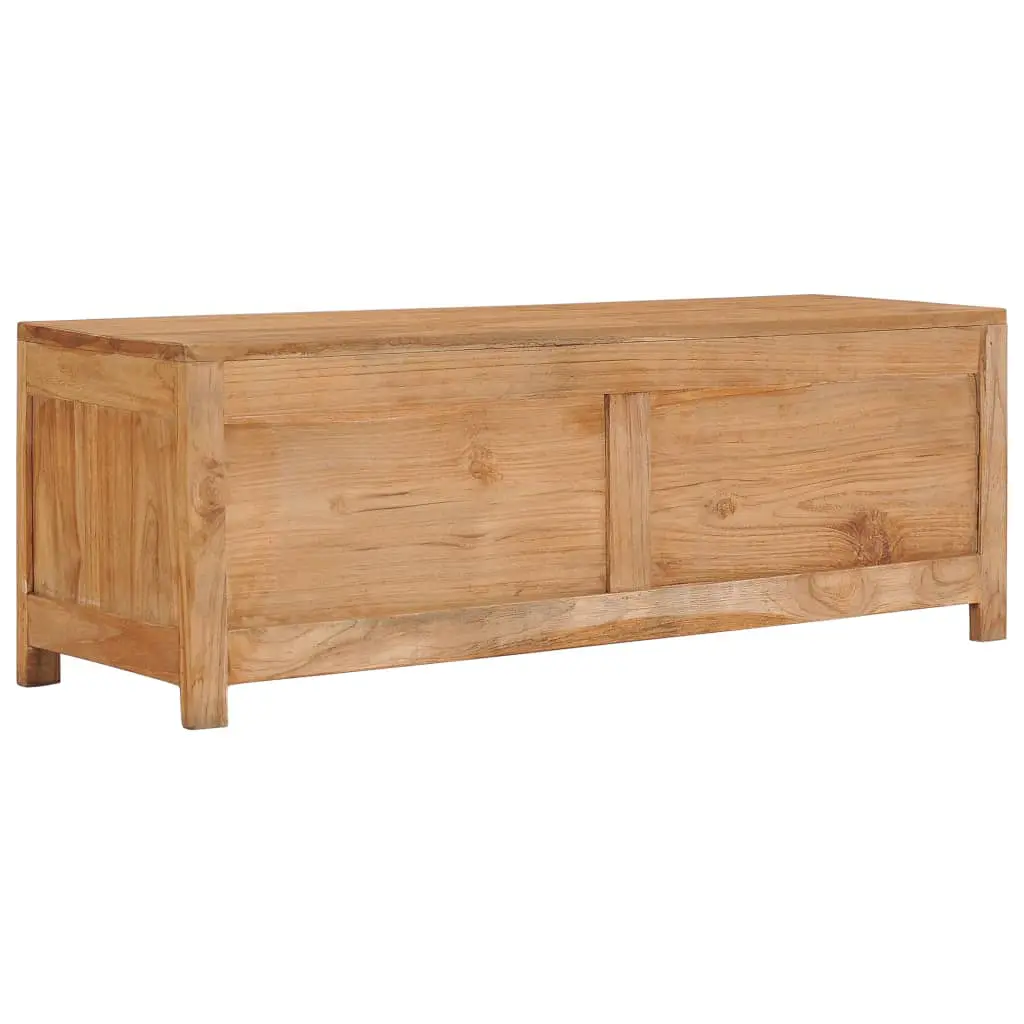 vidaXL TV Cabinet 100x30x35 cm Solid Teak Wood