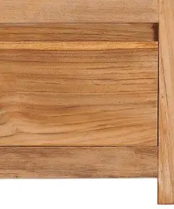 vidaXL TV Cabinet 100x30x35 cm Solid Teak Wood