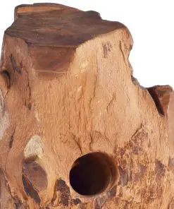 vidaXL Wine Rack for 8 Bottles 40x30x80 cm Solid Teak Wood