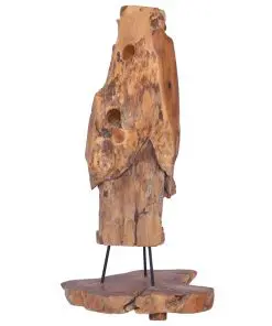 vidaXL Wine Rack for 8 Bottles 40x30x80 cm Solid Teak Wood