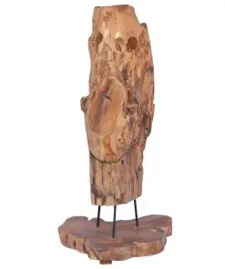 vidaXL Wine Rack for 8 Bottles 40x30x80 cm Solid Teak Wood