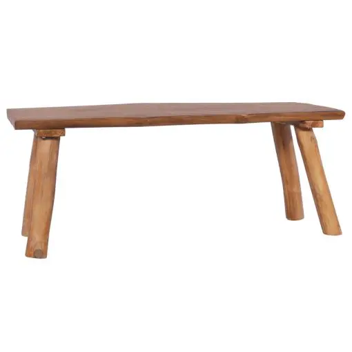 vidaXL Garden Bench 120 cm Solid Teak Wood