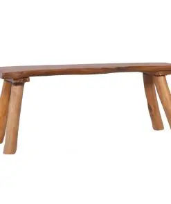 vidaXL Garden Bench 120 cm Solid Teak Wood