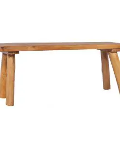 vidaXL Garden Bench 120 cm Solid Teak Wood