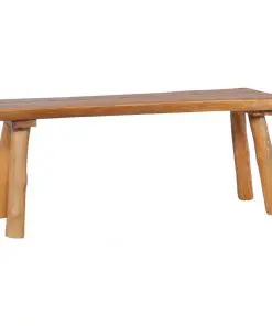 vidaXL Garden Bench 120 cm Solid Teak Wood