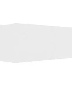 vidaXL TV Cabinet White 80x30x30 cm Chipboard