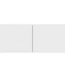 vidaXL TV Cabinet White 80x30x30 cm Chipboard