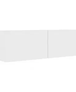 vidaXL TV Cabinet White 100x30x30 cm Chipboard