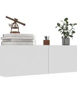 vidaXL TV Cabinet White 100x30x30 cm Chipboard