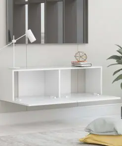 vidaXL TV Cabinet White 100x30x30 cm Chipboard