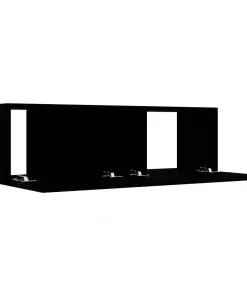 vidaXL TV Cabinet Black 100x30x30 cm Chipboard