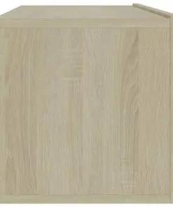 vidaXL TV Cabinet Sonoma Oak 100x30x30 cm Chipboard