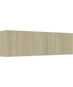 vidaXL TV Cabinet Sonoma Oak 120x30x30 cm Chipboard