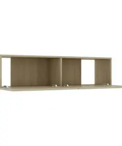 vidaXL TV Cabinet Sonoma Oak 120x30x30 cm Chipboard