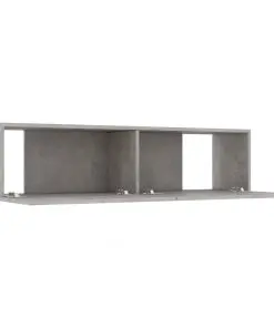 vidaXL TV Cabinet Concrete Grey 120x30x30 cm Chipboard