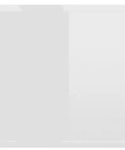 vidaXL TV Cabinet High Gloss White 120x30x30 cm Chipboard