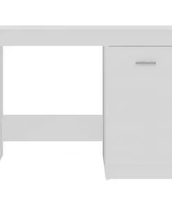 vidaXL Desk White 100x50x76 cm Chipboard