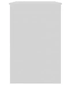vidaXL Desk White 100x50x76 cm Chipboard