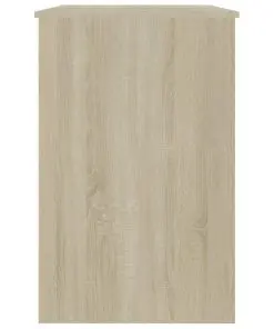 vidaXL Desk Sonoma Oak 100x50x76 cm Chipboard