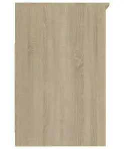 vidaXL Drawer Cabinet Sonoma Oak 40x50x76 cm Chipboard