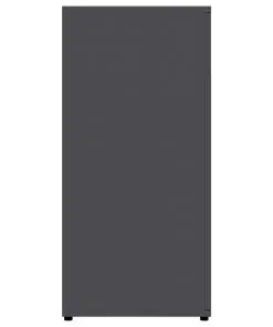 vidaXL Sideboard Grey 80x36x75 cm Chipboard