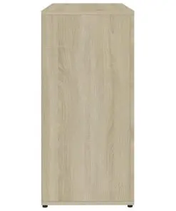 vidaXL Sideboard Sonoma Oak 80x36x75 cm Chipboard