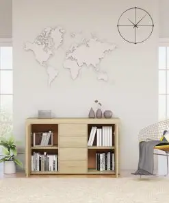 vidaXL Sideboard Sonoma Oak 120x36x69 cm Chipboard