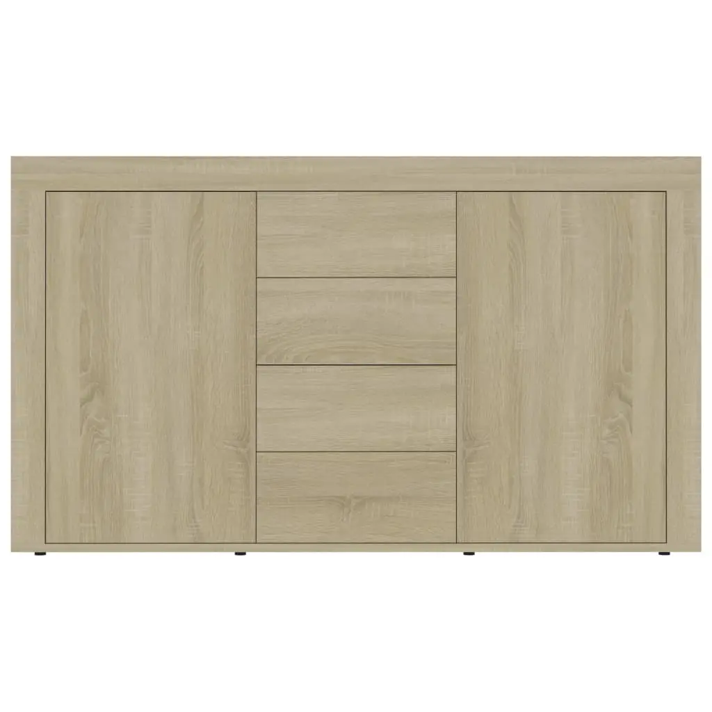 vidaXL Sideboard Sonoma Oak 120x36x69 cm Chipboard