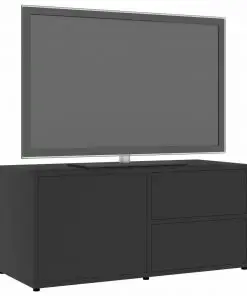 vidaXL TV Cabinet Grey 80x34x36 cm Chipboard