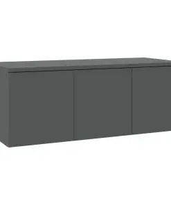 vidaXL TV Cabinet Grey 80x34x30 cm Chipboard