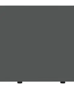 vidaXL TV Cabinet Grey 80x34x30 cm Chipboard