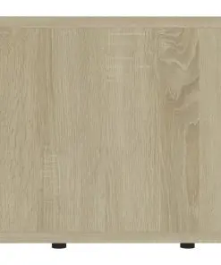 vidaXL TV Cabinet Sonoma Oak 80x34x30 cm Chipboard